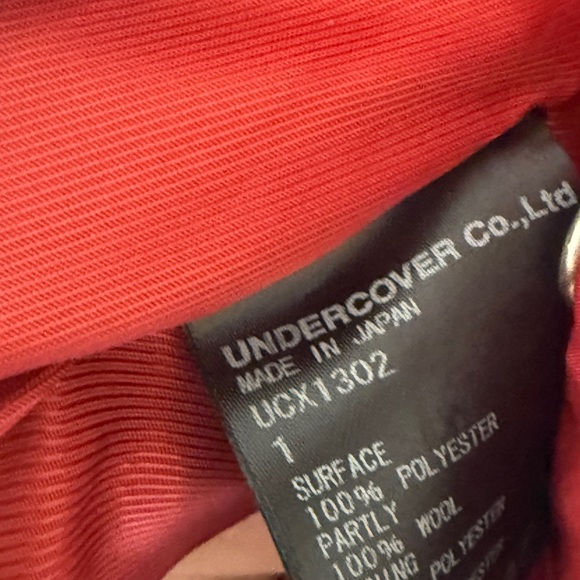 Undercover wool knitted sleeve padded coat - Picture 7 of 9